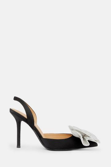 Diamante Floral Stiletto Heel mono