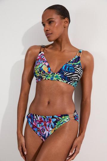 Tropical Floral Bikini Bottoms multi